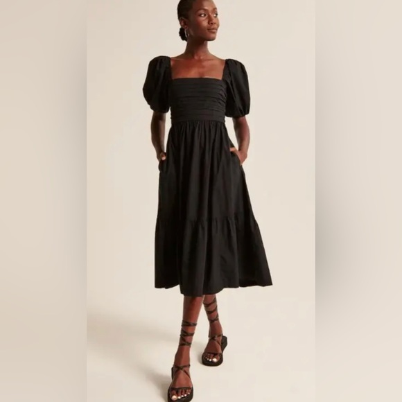 Dresses & Skirts - Abercrombie & Fitch Poplin Midi